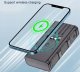POWERBANK ŁADOWARKA SOLARNY INDUKCJA 36000mAh 8xUSB LATARKA 2x LED USB-C PD 6