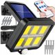 LAMPA SOLARNA LED CZUJNIK RUCHU ZMIERZCHU ZEWNĘTRZNA HALOGEN OGRODOWA PILOT 1