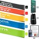 Revity Gumy do ćwiczeń Mini Bands zestaw 5 gum oporowych taśmy fitness 5