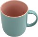 Kubek ceramiczny 400 ml niebiesko-różowy 3