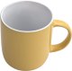 Kubek ceramiczny 400 ml żółto-biały 3