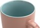 Kubek ceramiczny 400 ml różowo-niebieski 4