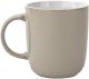 Kubek ceramiczny 400 ml beżowo-biały 1