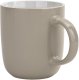 Kubek ceramiczny 400 ml beżowo-biały 2