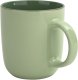 Kubek ceramiczny 400 ml jasno zielony-ciemno zielony 2