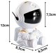 Projektor gwiazd astronauta galaktyka lampka nocna niebo laserowy led pilot 1