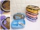 Lunchbox śniadaniówka pojemnik na śniadanie obiad z przegródkami sztućce 2