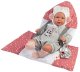 Llorens 74136 Lalka bobas płacząca Mimi 42 cm z nosidełkiem 1