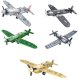 Zestaw Klocki Konstrukcyjne Myśliwiec Samolot Wojskowy Napęd LEAN TOYS 2
