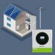 Hybrydowy Inwerter solarny Off-Grid 3500W | 100A | 24V | MPPT |  BMS | opcja Wi-Fi | Sinus | Power Factor 1.0 3