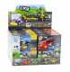 Zestaw Kreatywny Klocki Konstrukcyjne Pojazdy Miejskie 2w1 4