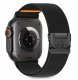 TECH-PROTECT NYLON CLASP APPLE WATCH 6 / 7 / 8 / 9 / 10 / SE / ULTRA 1 / 2 (44 / 45 / 46 / 49 MM) BLACK 1