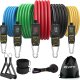 Revity Gumy do ćwiczeń oporowe Workout Bands Pro 5 szt. 10-100 kg + Akcesoria 6 szt. 1