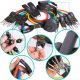 Revity Gumy do ćwiczeń oporowe Workout Bands Pro 5 szt. 10-100 kg + Akcesoria 6 szt. 4