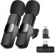 2x Mikrofon bezprzewodowy Heckermann K10 do telefonu USB-C 1
