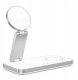 Ładowarka bezprzewodowa 3w1 Tech-Protect QI15W-A47 3in1 Magnetic MagSafe Wireless Charger White 2