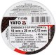 YATO TAŚMA ELEKTOIZOLACYJNA 19mm x 20m BIAŁA 5