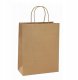 BSTech Torba Papierowa z rączką brązowa 250x120x330 25 szt 120 gsm 1