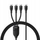 Kabel Baseus Flash Series 3 100W 1,5m (czarny) 1