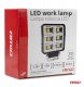 Lampa robocza szperacz led awl60 69w 6500k 7200lm 12v 24v amio-04201 10