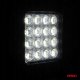 Lampa robocza szperacz led awl64 192w 6500k 12000lm 12v 24v amio-04205 3