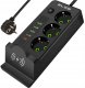 Blow 98-237# Przedłużacz sieciowy ps-350u 3-gniazda 4xusb+usb-pd 3m czarny 3x1mm 1