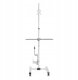 MACLEAN WÓZEK STAND PROFESJONALNY, MOBILNE STANOWISKO KOMPUTEROWE NA KÓŁKACH, MAX 17"-32", MAX 20KG MC-793 W 1