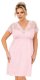 Koszula nocna Livia Plus Powder Pink (Rozmiar XXXXXXL) 2
