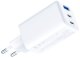 Ładowarka sieciowa 3MK Hyper GaN Charger 65W 1xUSB-A 2xUSB-C PD QC4+ biały 2