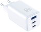 Ładowarka sieciowa 3MK Hyper GaN Charger 65W 1xUSB-A 2xUSB-C PD QC4+ biały 6