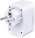 Adapter sieciowy 3MK Hyper Comfort       Charger 30W 1xUSB-A 2xUSB-C 1xSchuko PD QC3.0 biały 2