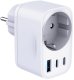 Adapter sieciowy 3MK Hyper Comfort       Charger 30W 1xUSB-A 2xUSB-C 1xSchuko PD QC3.0 biały 6