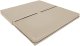 Materac dwuczęściowy z rzepami UNDERFIT  130 x 120 x 10 cm miękki beżowy 3