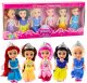 Zestaw Mini Laleczek Księżniczki Bajkowe Sukienki 6szt LEAN Toys 1