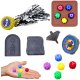 Zestaw 4 Gier Squid Game Tradycyjne Koreańskie Gry Kości Bączek LEAN TOYS 1