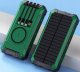 POWERBANK ŁADOWARKA PANEL SOLARNY INDUKCYJNY 30000mAh 7xUSB LATARKA 2x LED 7