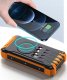 POWERBANK ŁADOWARKA PANEL SOLARNY INDUKCYJNY 30000mAh 7xUSB LATARKA 2x LED 9