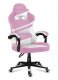 Fotel gamingowy Huzaro Force 4.4 Pink Mesh 1