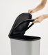 Kosz na śmieci Rotho kosz na śmieci z pedałem RIBO grafitowy 35L 5