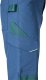 Spodnie robocze Mix&Match, 4 way stretch, granatowo-zielone, rozmiar M 2