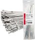 Opaski zaciskowe metalowe ze stali nierdzewnej 4.6x350mm 100 szt. amio-04324 1
