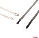 Opaski zaciskowe metalowe ze stali nierdzewnej 4.6x350mm 100 szt. amio-04324 2