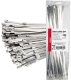 Opaski zaciskowe metalowe ze stali nierdzewnej 7.9x400mm 100 szt. amio-04326 1