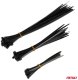 Opaski zaciskowe plastikowe czarne długie zestaw 60 szt. amio-04315 2