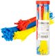 Opaski zaciskowe plastikowe wielokolorowe zestaw 150 szt. amio-04316 1
