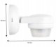 Czujnik ruchu 360st. IP65, 1200W, zasięg max. 24m, biały 3