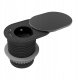 Gniazdo meblowe ?6cm, wpuszczane w blat z przesuwną pokrywką, ładowarką USB i przewodem 1,9m, 1x2P+Z (French), 1xUSB (typ A+C; PD20W), czarne 1