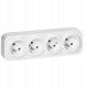Gniazdo poczwórne ToDo 2P+Z IP20, 16A, 230V AC, biały, 8 sztuk 2