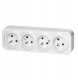 Gniazdo poczwórne ToDo 2P+Z IP20, 16A, 230V AC, biały, 8 sztuk 3