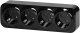 Gniazdo poczwórne ToDo 2P+Z Schuko IP20, 16A, 230V AC, czarny, 8 sztuk 3